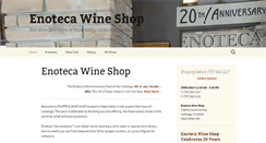 Desktop Screenshot of enotecawineshop.com